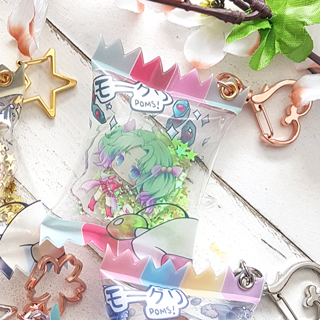 Final Fantasy Magical Girl Candy Bag Charms